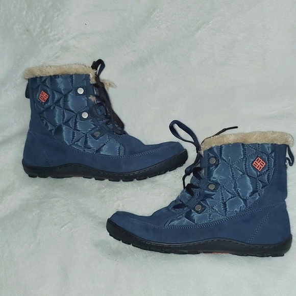 Columbia Powder Summit Shorty Omni Tech Waterproof Insulated Boots Women's 8.5 - Picture 11 of 12